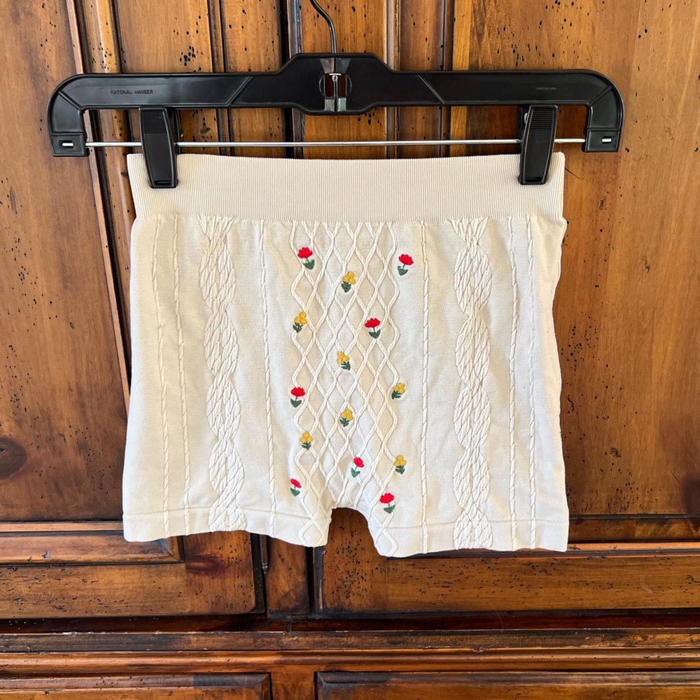 Zara Limitless Contour Cable Knit Style Embroidered Ribbed Boxer Shorts